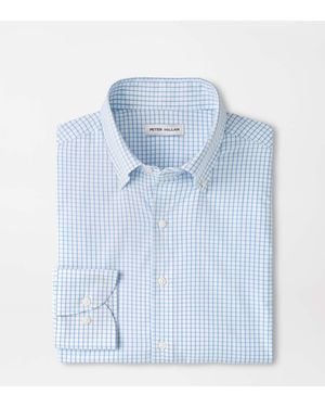 Peter Millar Hanford Performance Twill Shirt - Blue