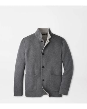 Peter Millar Italian Double Face Cashmere Jacket - Grey