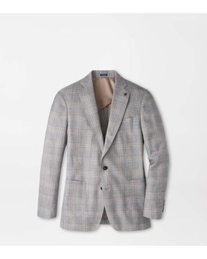 Peter Millar Denby Plaid Blazer - Grey