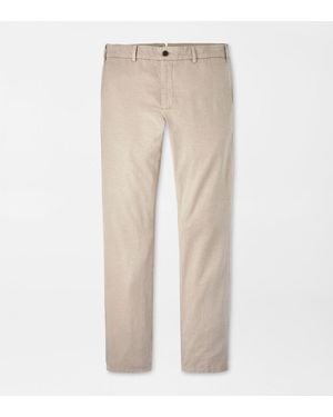 Peter Millar Somerset Flat Front Trouser - Natural