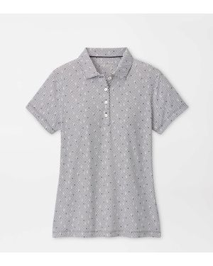 Peter Millar Courtside Charm Short-Sleeve Jersey Polo - Grey