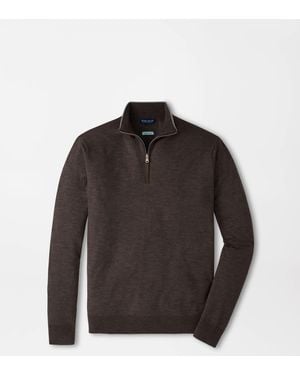 Peter Millar Excursionist Flex Quarter-Zip Jumper - Black