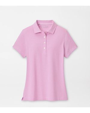 Peter Millar Jubilee Short-Sleeve Button Polo - Pink
