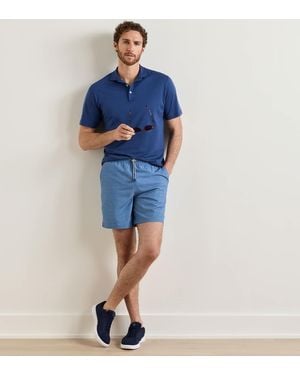 Peter Millar Island Palms Swim Trunk - Blue
