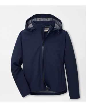 Peter Millar Surrey Waterproof Rain Jacket - Blue