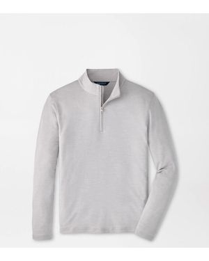 Peter Millar Excursionist Flex Knit Quarter-Zip - Grey