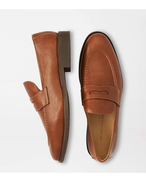 Peter Millar Madison Penny Loafer - Brown