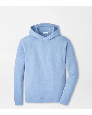 Peter Millar Crown Comfort Knit Hoodie - Blue