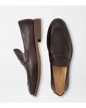 Peter Millar Madison Penny Loafer - Brown