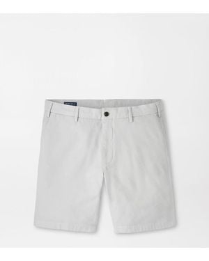 Peter Millar Andrews Flat-Front Short - White