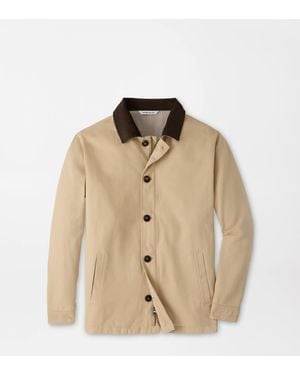 Peter Millar Chatham Cotton Cashmere Coat - Natural