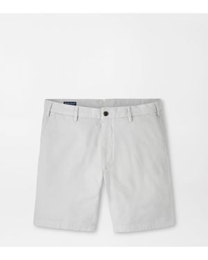 Peter Millar Andrews Flat-Front Short - White