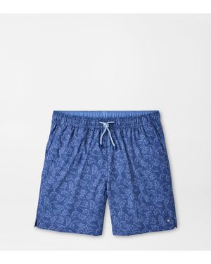 Peter Millar Pond Wander Swim Trunk - Blue