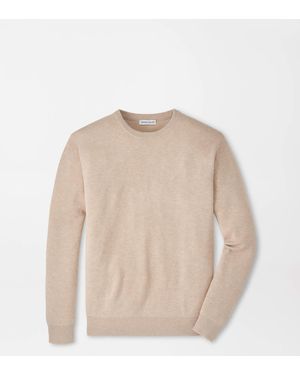 Peter Millar Coolspun Lite Textured Crewneck Jumper - Natural