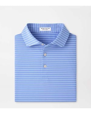 Peter Millar Oaks Performance Jersey Polo - Blue