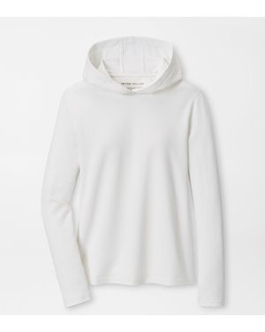 Peter Millar Pine Performance Hoodie - White