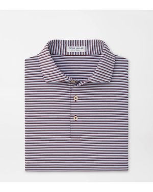 Peter Millar Brooks Performance Jersey Polo - Purple
