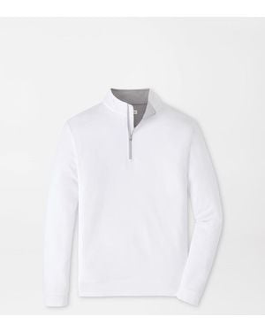 Peter Millar Perth Performance Quarter-Zip - White