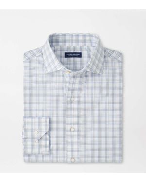 Peter Millar Bechtle Performance Poplin Shirt - Blue