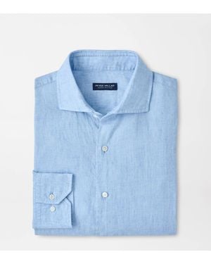 Peter Millar Astino Lino Shirt - Blue