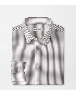 Peter Millar Hanford Performance Twill Shirt - Grey