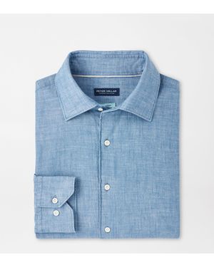 Peter Millar Japanese Selvedge Shirt - Blue