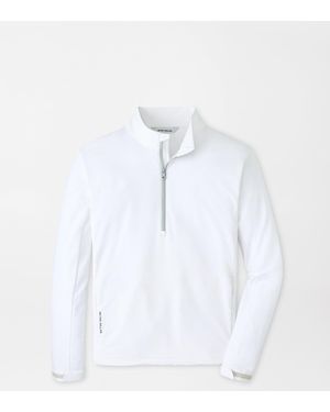 Peter Millar Dunes Half-Zip - White