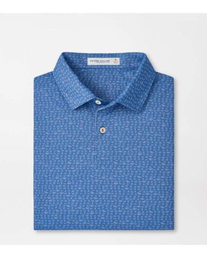 Peter Millar Featherweight Flights Performance Polo - Blue