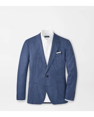 Peter Millar Cypress Houndstooth Blazer - Blue