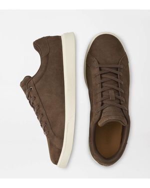 Peter Millar Drift Classic Nubuck Trainer - Brown