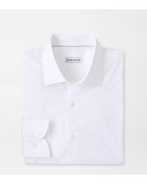 Peter Millar Brighton Perfect Poplin Shirt - White