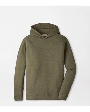 Peter Millar Crown Comfort Knit Hoodie - Green