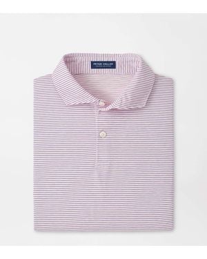 Peter Millar Journeyman Stripe Polo - Pink