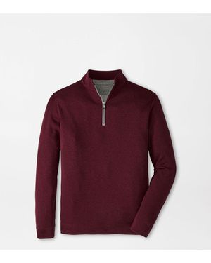 Peter Millar Crown Jumper Fleece Quarter-Zip - Red