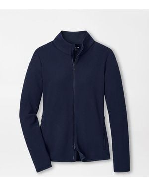 Peter Millar Lumi-Knit Lite Performance Full Zip - Blue