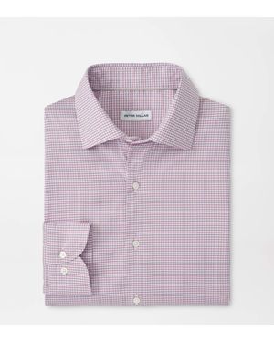 Peter Millar Conway Crown Lite Cotton-Stretch Shirt - Purple