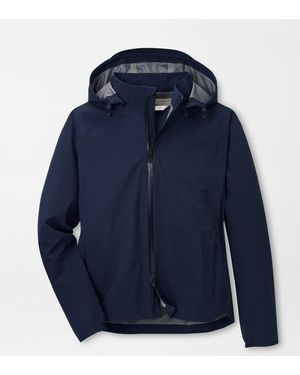 Peter Millar Surrey Waterproof Rain Jacket - Blue