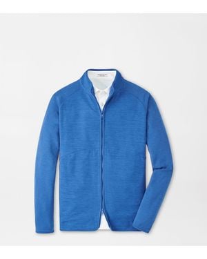 Peter Millar Vista Hybrid Full-Zip Jacket - Blue