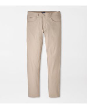 Peter Millar Bingham Performance Five-Pocket Trouser - Natural