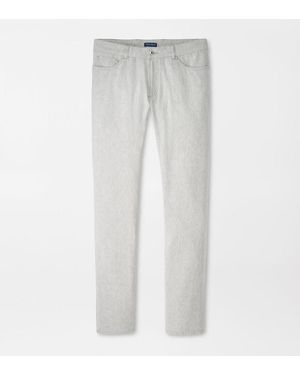 Peter Millar Hampton Twill Five Pocket Trouser - Grey