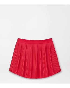 Peter Millar Mickey Micro Pleat Skort - Red