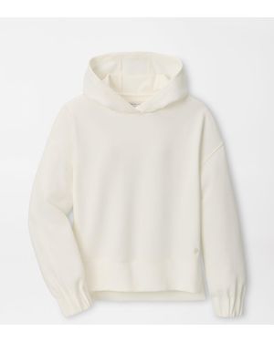 Peter Millar Flora Knit Hoodie - White
