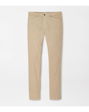Peter Millar Classic Comfort Corduroy Five Pocket Trouser - Natural