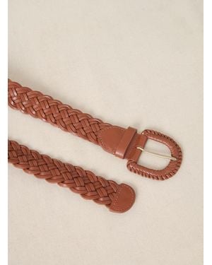 Petite Mendigote Ceinture Adele tressée - Marron
