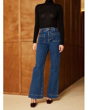 Petite Mendigote Jean Bootcut Petra - Bleu