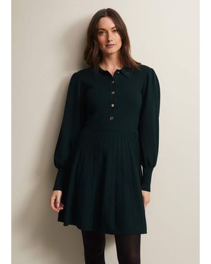 Phase Eight Lecia Fit And Flare Mini Dress - Blue