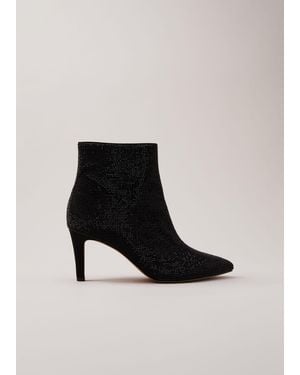 Phase Eight Sparkly Boots - Black