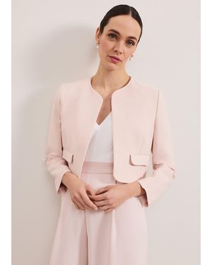 Phase Eight Emma Pocket Detail Jacket - Natural