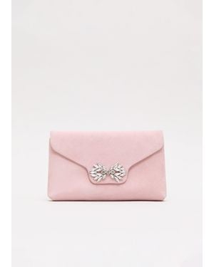 Phase Eight Sparkle Clutch Bag - Pink