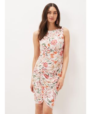 Phase Eight Larna Blush Jackie Dress - White